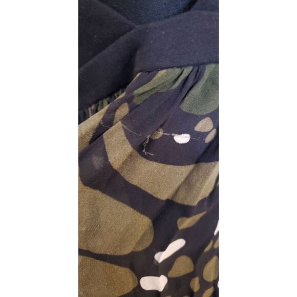 Mara Hoffman Brown Green Black Halter Maxi Dress Open Back - Picture 15 of 15